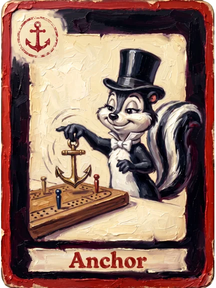 Anchor card art
