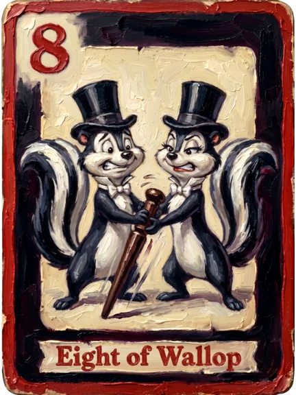 Eight card art