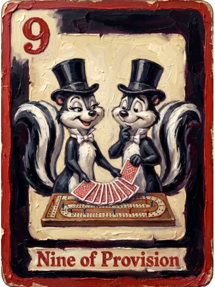 Nine card art
