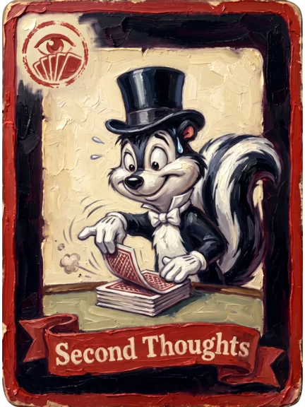 Second Thoughts card art