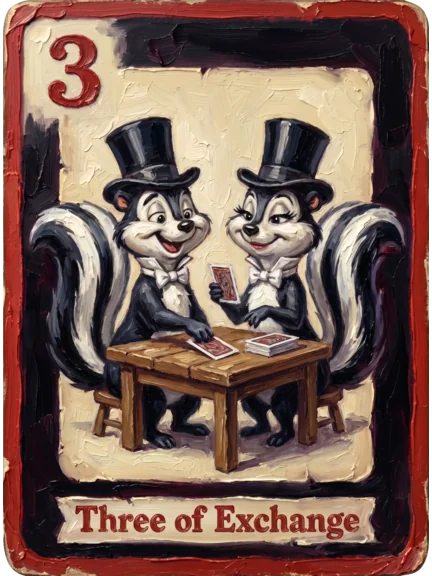 Three card art