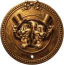 Double Skunk medallion