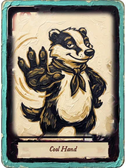 Cool Hand card art