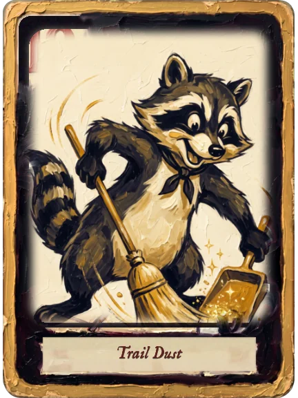 Trail Dust card art