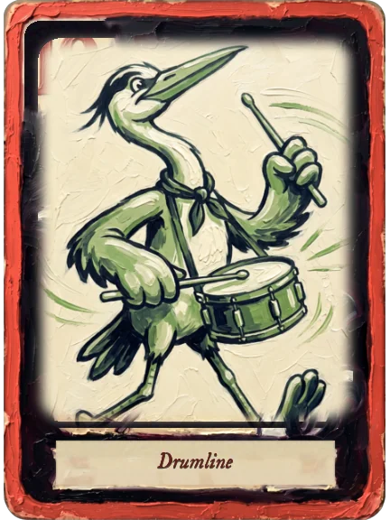 Drumline card art