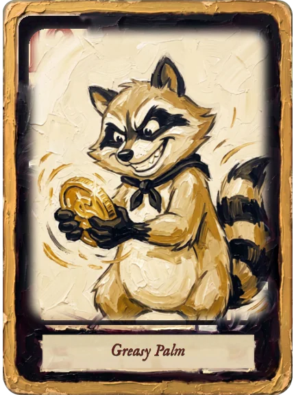 Greasy Palm card art