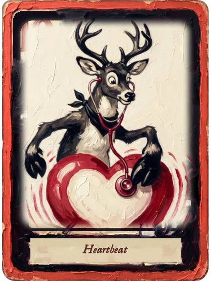 Heartbeat card art