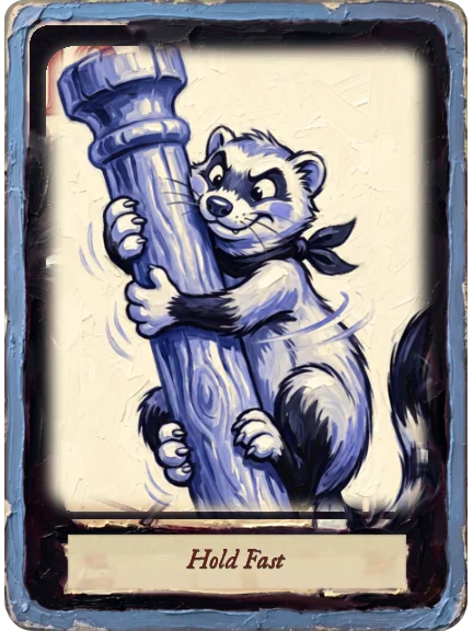 Hold Fast card art