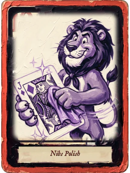 Nibs Polish card art