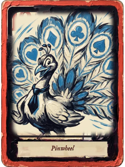 Pinwheel card art