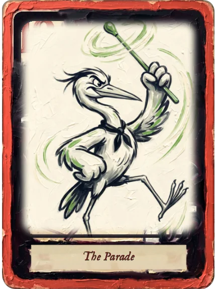 The Parade card art