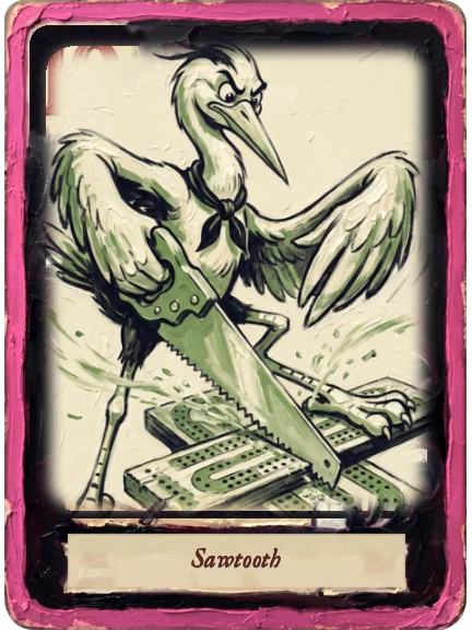Sawtooth card art