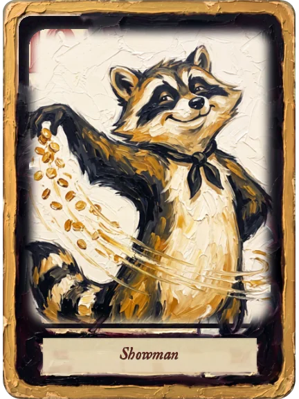 Showman card art