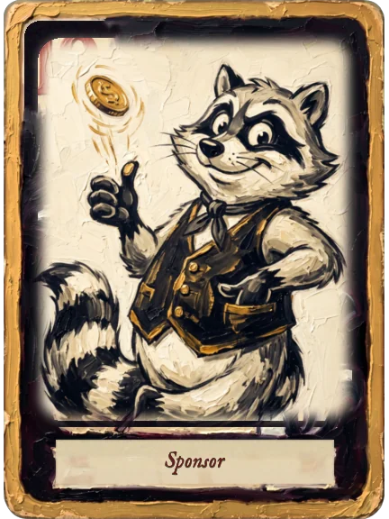 Sponsor card art