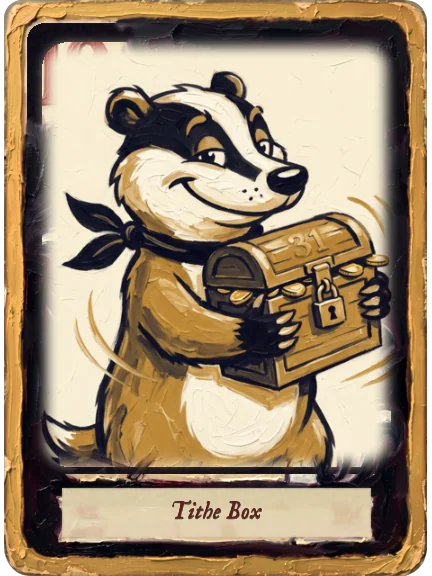 Tithe Box card art