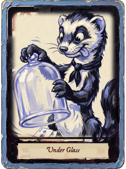 Under Glass card art