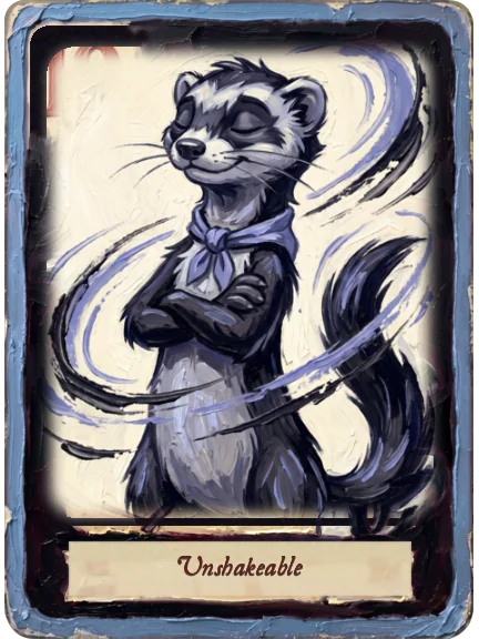 Unshakeable card art