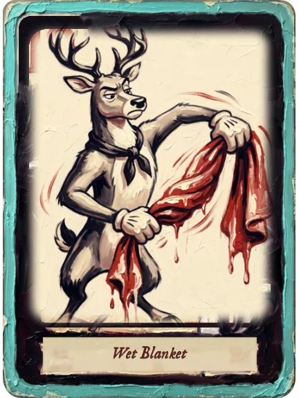 Wet Blanket card art